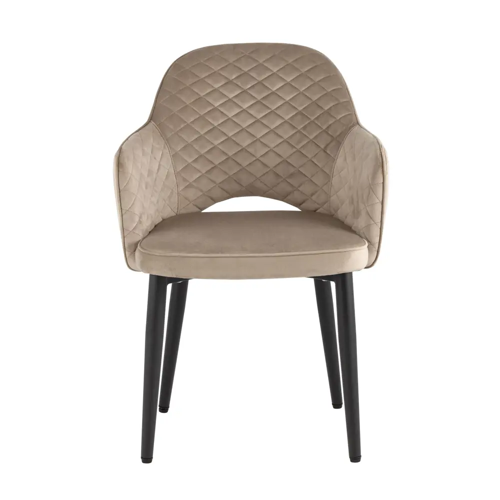 Фото 3 Комплект кухонных стульев 2 шт Стул груп Венера диамант 82x64x49 см велюр цвет шампань