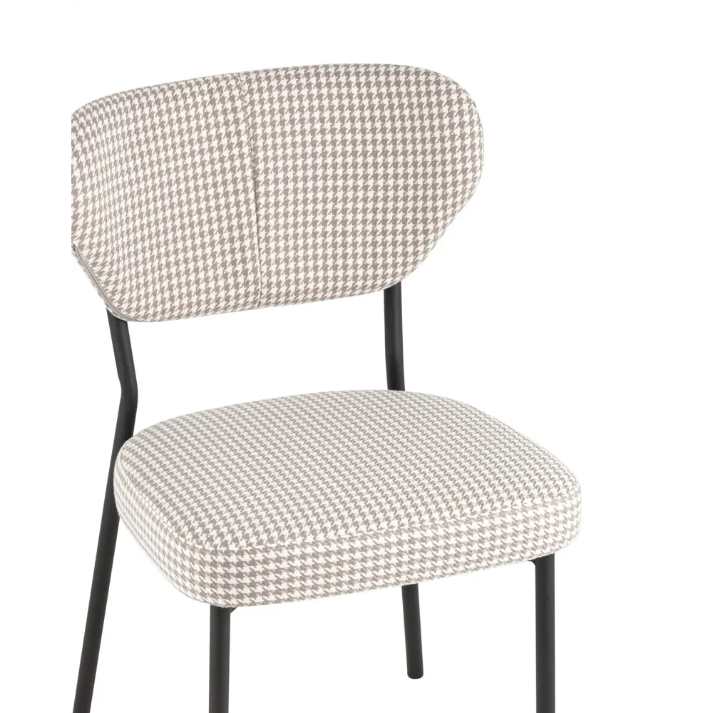 Фото 3 Стул кухонный Стул Груп Freehand Furniture Co. Ltd Гусиная лапка 52x82x56 см ткань цвет светло-бежевый Фото 3 Стул кухонный Стул Груп Freehand Furniture Co. Ltd Гусиная лапка 52x82x56 см ткань цвет светло-бежевый