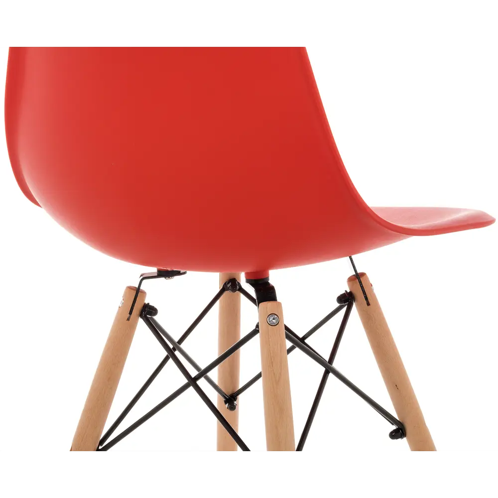 Фото 6 Стул Woodville Eames Pc-015 46x83x49 см пластик цвет красный Фото 6 Стул Woodville Eames Pc-015 46x83x49 см пластик цвет красный