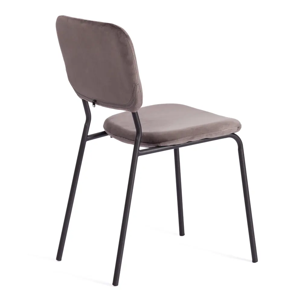 Фото 3 Кухонный стул Tetchair Carol 82x45x56 см вельвет цвет светло-серый Фото 3 Кухонный стул Tetchair Carol 82x45x56 см вельвет цвет светло-серый