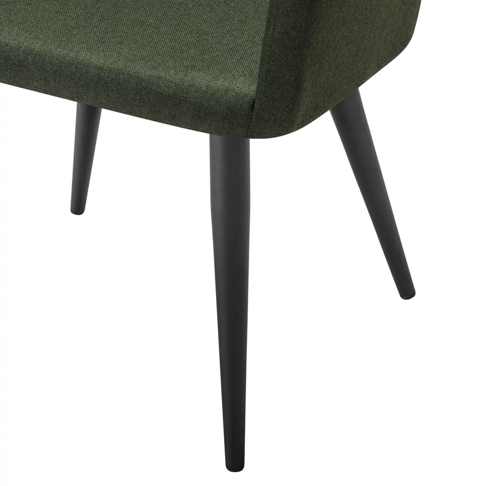 Фото 3 Кухонный стул R-home Oscar 77.5x59x60 см рогожка цвет зеленый/черный Фото 3 Кухонный стул R-home Oscar 77.5x59x60 см рогожка цвет зеленый/черный
