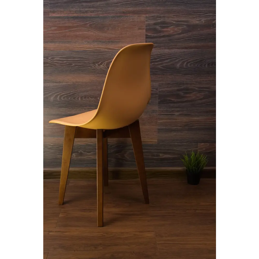 Фото 4 Комплект стульев 3 шт Zip-Mebel Сашш 45x83x46 см ABS-пластик цвет персиковый/темное дерево Фото 4 Комплект стульев 3 шт Zip-Mebel Сашш 45x83x46 см ABS-пластик цвет персиковый/темное дерево