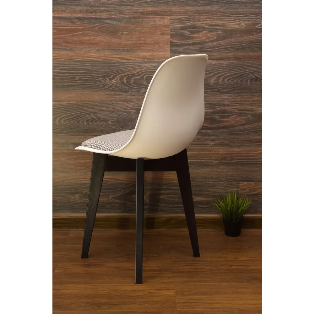 Фото 3 Стул Zip-Mebel Сашш 45x83x46 см рогожка цвет белый/светло-серый/черный Фото 3 Стул Zip-Mebel Сашш 45x83x46 см рогожка цвет белый/светло-серый/черный