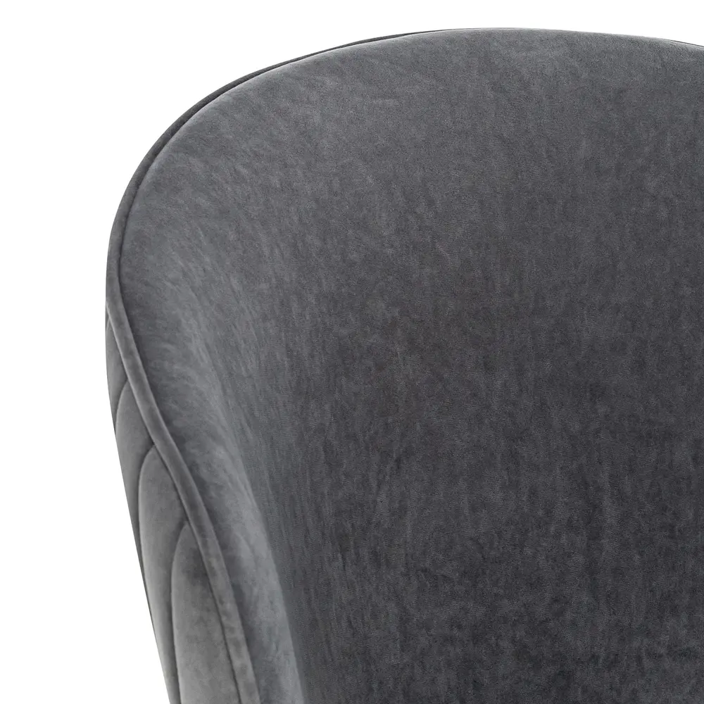 Фото 3 Стул Leset Эшби 49x86x63 см велюр цвет белый/графит