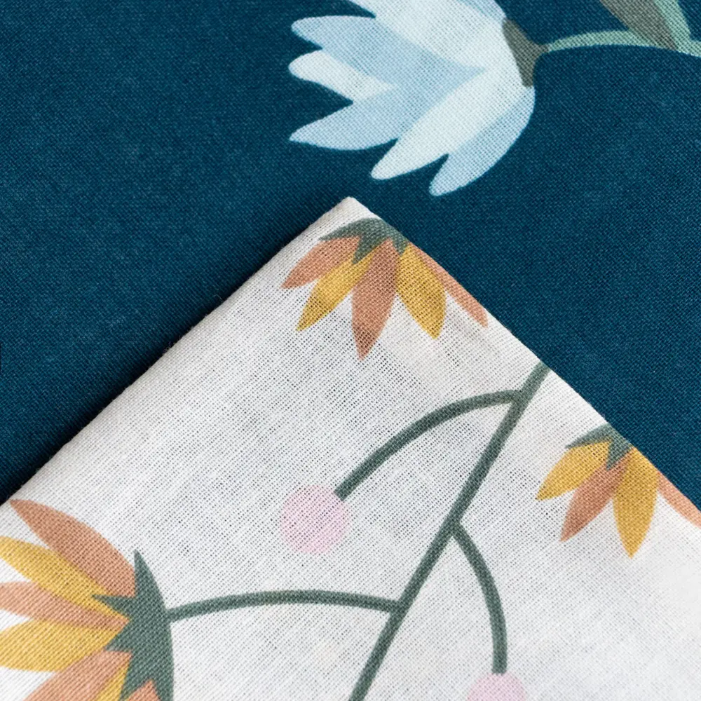 Фото 4 Комплект постельного белья Этель Herbs поплин 1.5-спальный наволочки 50 x 70- 2 шт цвет белый