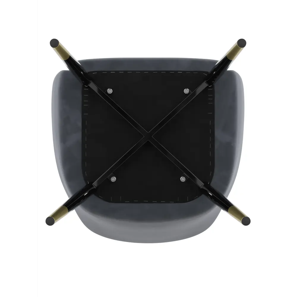 Фото 6 Стул для кухни обеденный Milavio Миллениум1/4Ч/З 45x85x58 см велюр цвет серый/серебристый Фото 6 Стул для кухни обеденный Milavio Миллениум1/4Ч/З 45x85x58 см велюр цвет серый/серебристый