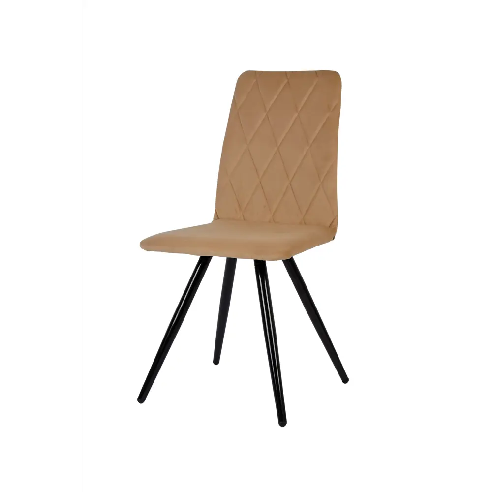 Фото 2 Комплект обеденных стульев 2 шт Polini Home rio sm 45x89x39 см велюр цвет бежевый