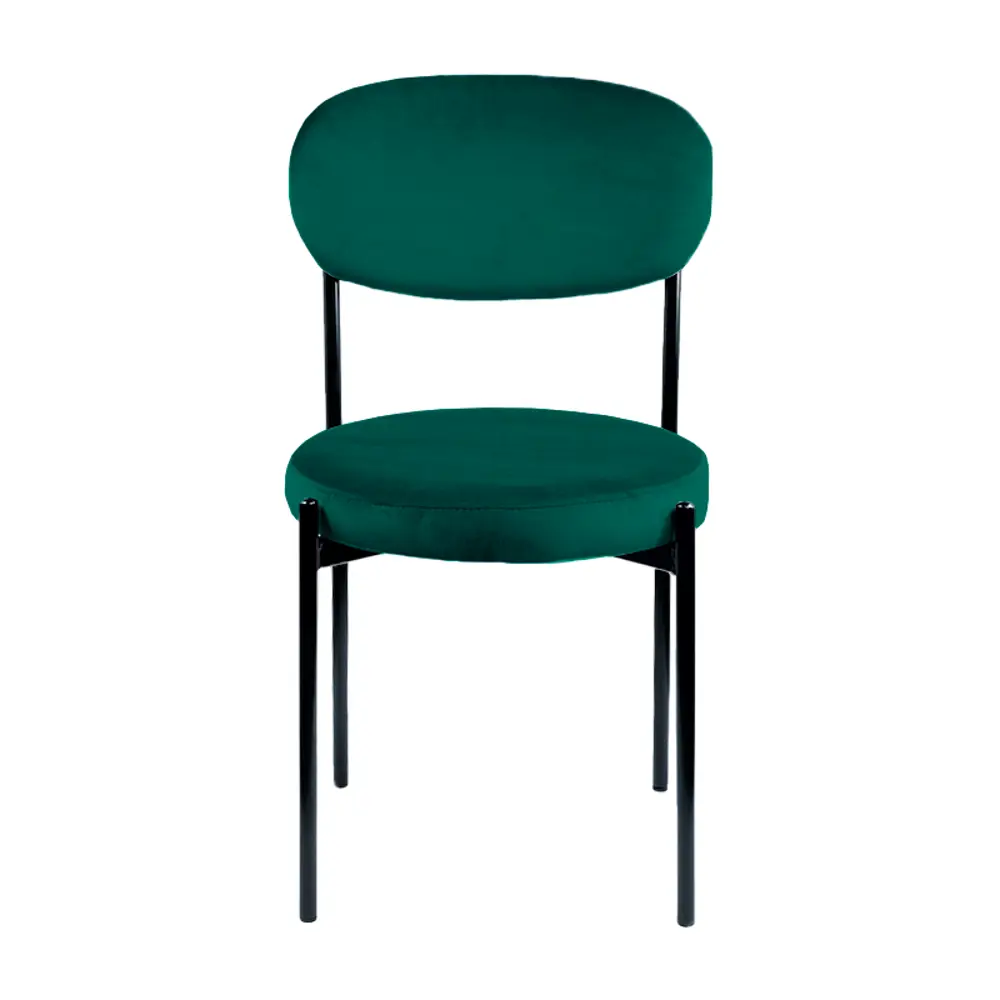 Фото 3 Стул Mebel square Vortex 2 шт 44x81x54 см велюр цвет зеленый Фото 3 Стул Mebel square Vortex 2 шт 44x81x54 см велюр цвет зеленый