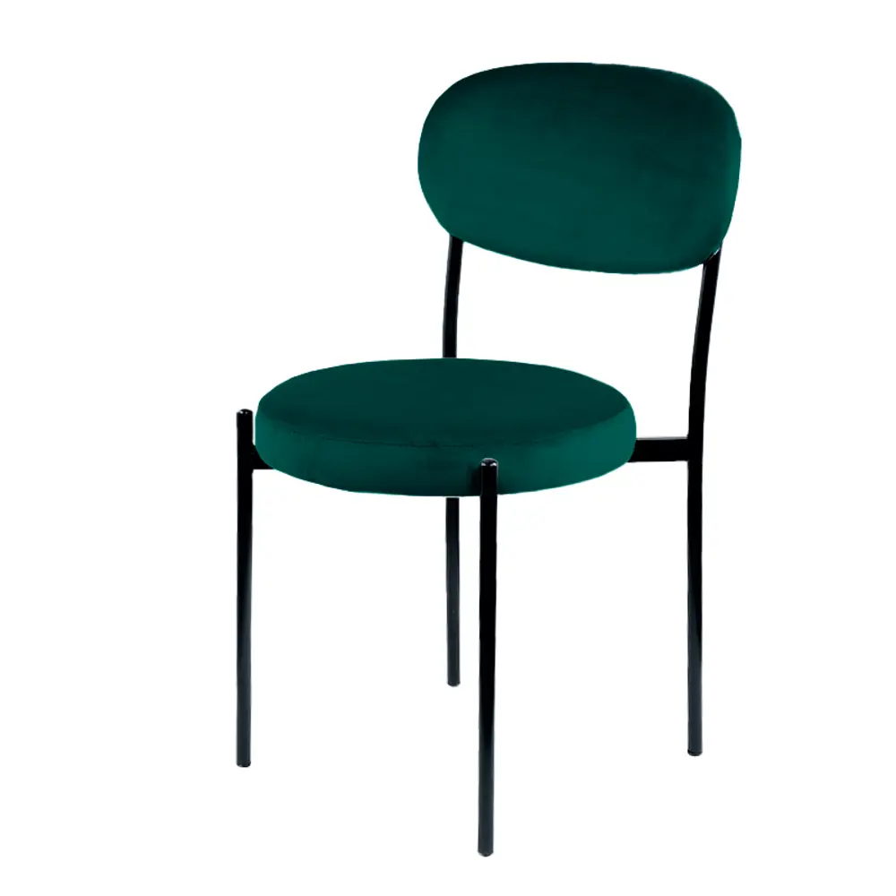 Фото 2 Стул Mebel square Vortex 2 шт 44x81x54 см велюр цвет зеленый Фото 2 Стул Mebel square Vortex 2 шт 44x81x54 см велюр цвет зеленый