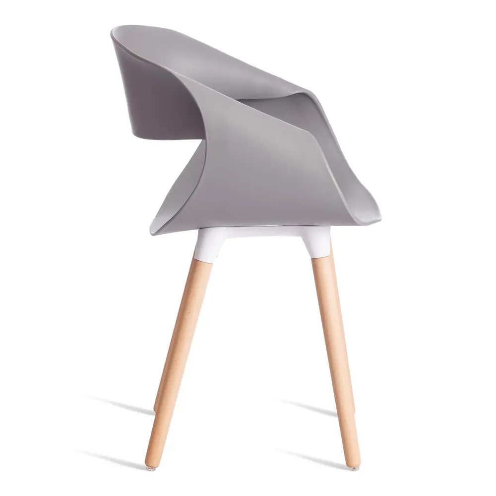 Фото 3 Комплект кухонных стульев 4 шт Tetchair Qxx 60x81x53 см пластик цвет серый Фото 3 Комплект кухонных стульев 4 шт Tetchair Qxx 60x81x53 см пластик цвет серый