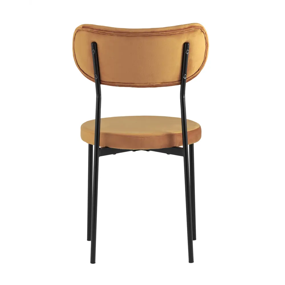 Фото 5 Стул кухонный Стул груп Барбара 85x53x44 см велюр цвет оранжевый DC-09040 HLR-43 Box Фото 5 Стул кухонный Стул груп Барбара 85x53x44 см велюр цвет оранжевый DC-09040 HLR-43 Box