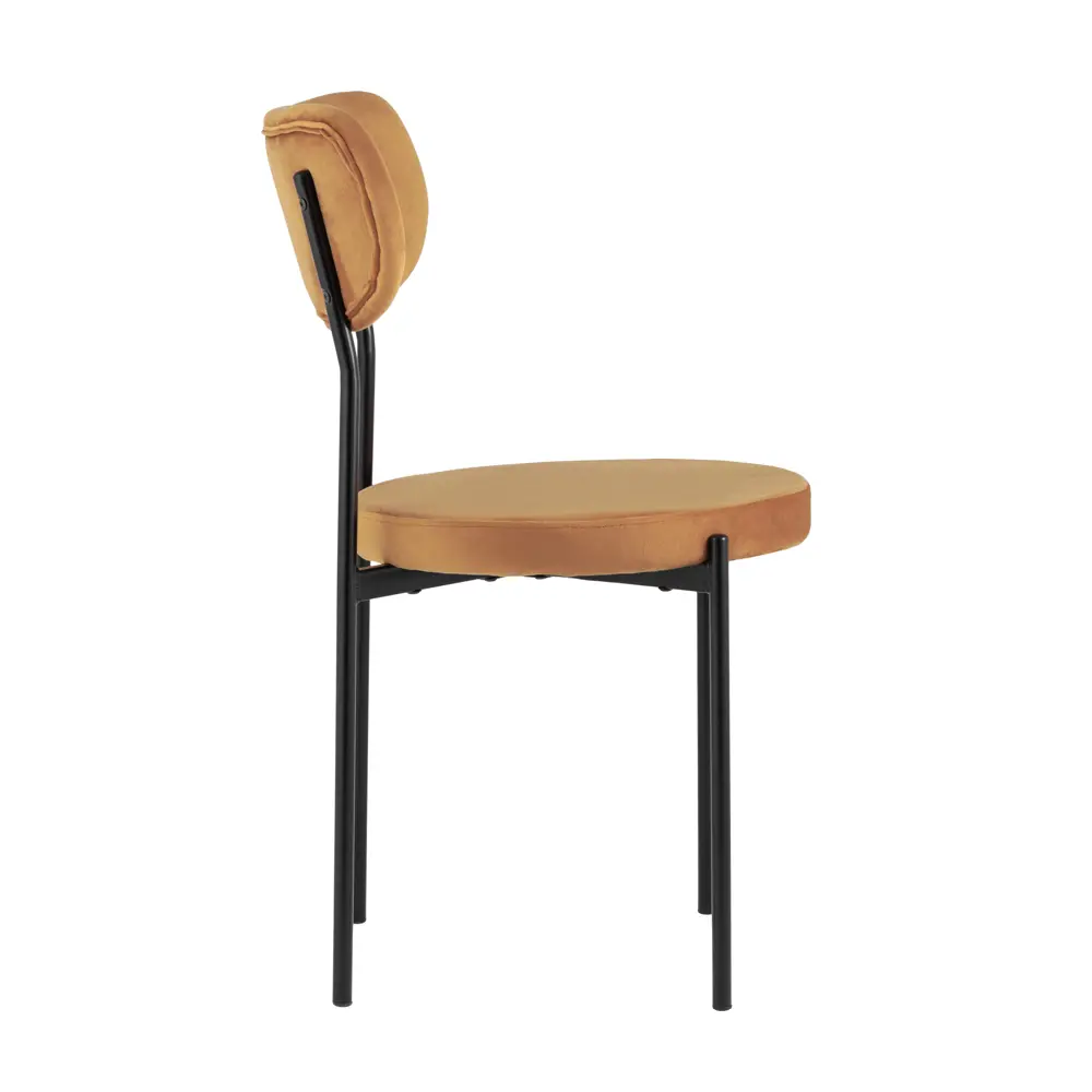 Фото 3 Стул кухонный Стул груп Барбара 85x53x44 см велюр цвет оранжевый DC-09040 HLR-43 Box Фото 3 Стул кухонный Стул груп Барбара 85x53x44 см велюр цвет оранжевый DC-09040 HLR-43 Box