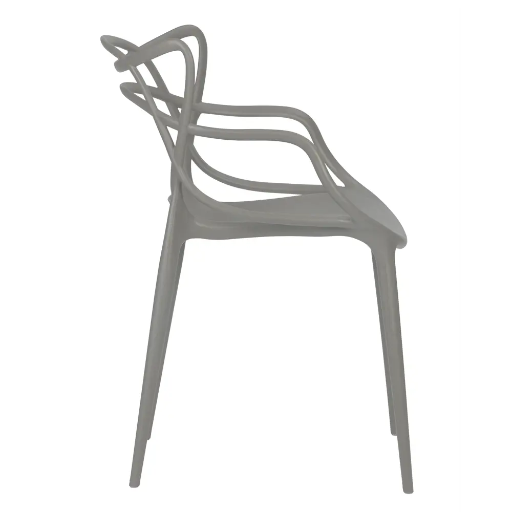 Фото 3 Комплект кухонных стульев 6 шт Dobrin Masters lmzl-pp601 50.5x81x56 см пластик цвет светло-серый