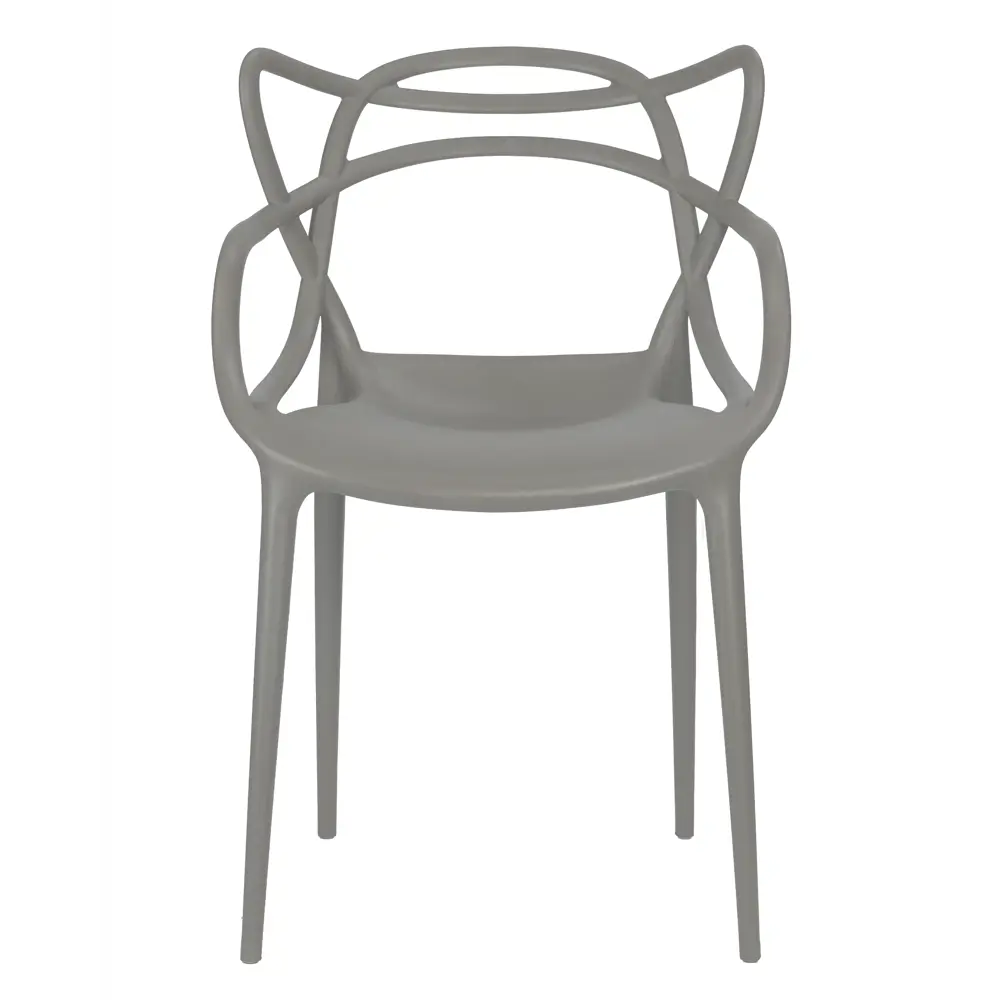 Фото 5 Комплект кухонных стульев 6 шт Dobrin Masters lmzl-pp601 50.5x81x56 см пластик цвет светло-серый