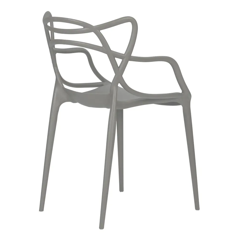 Фото 4 Комплект кухонных стульев 6 шт Dobrin Masters lmzl-pp601 50.5x81x56 см пластик цвет светло-серый