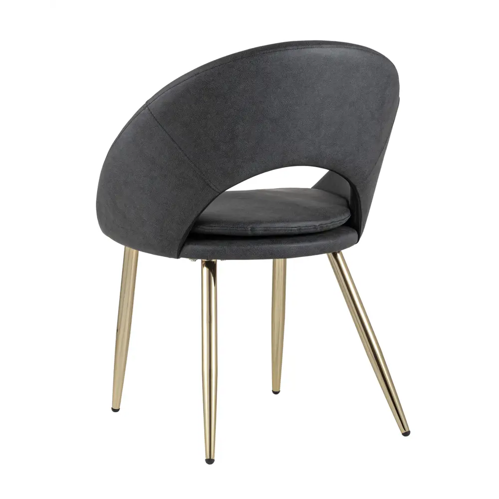 Фото 4 Кухонный стул Stool Group Кензи 82x62x45 см экокожа цвет серый Фото 4 Кухонный стул Stool Group Кензи 82x62x45 см экокожа цвет серый