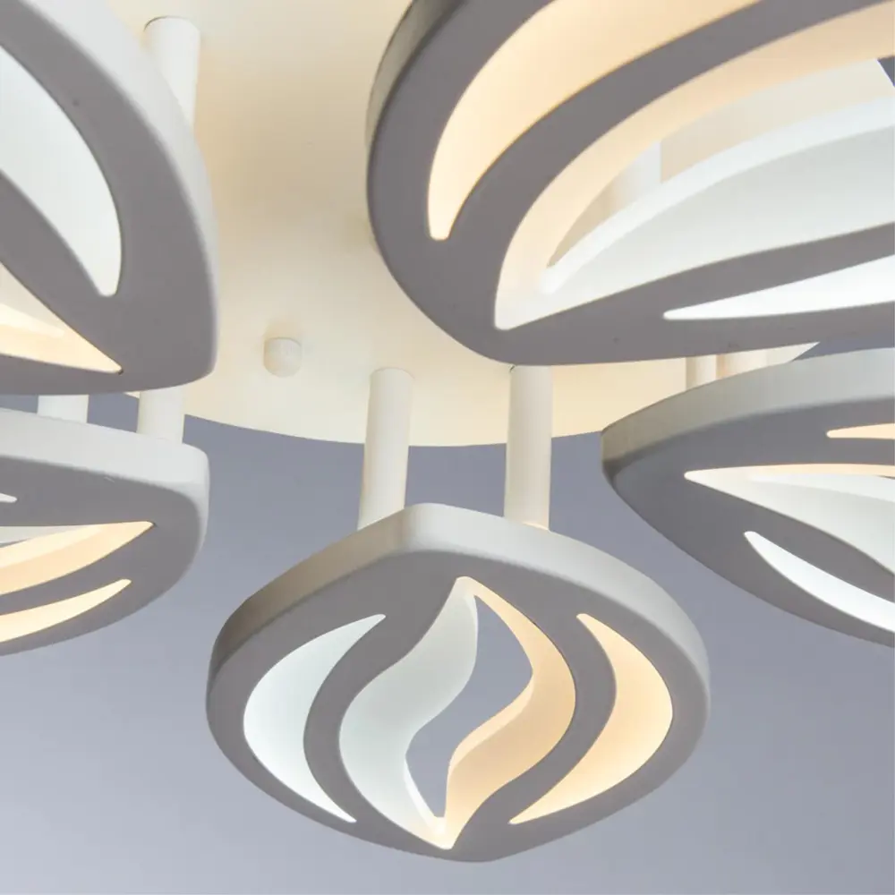 Фото 4 Потолочный светильник светодиодный Arte Lamp Daisy A1098PL-5WH холодный белый (голубой) цвет белый Фото 4 Потолочный светильник светодиодный Arte Lamp Daisy A1098PL-5WH холодный белый (голубой) цвет белый