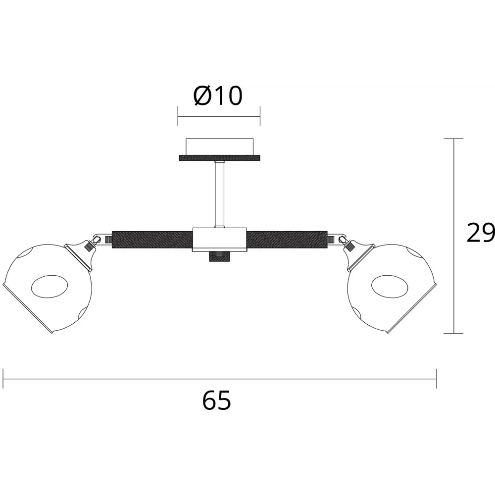 Фото 2 Люстра потолочная Arte lamp A4370pl-3br 3 лампы 7 м² цвет коричневый