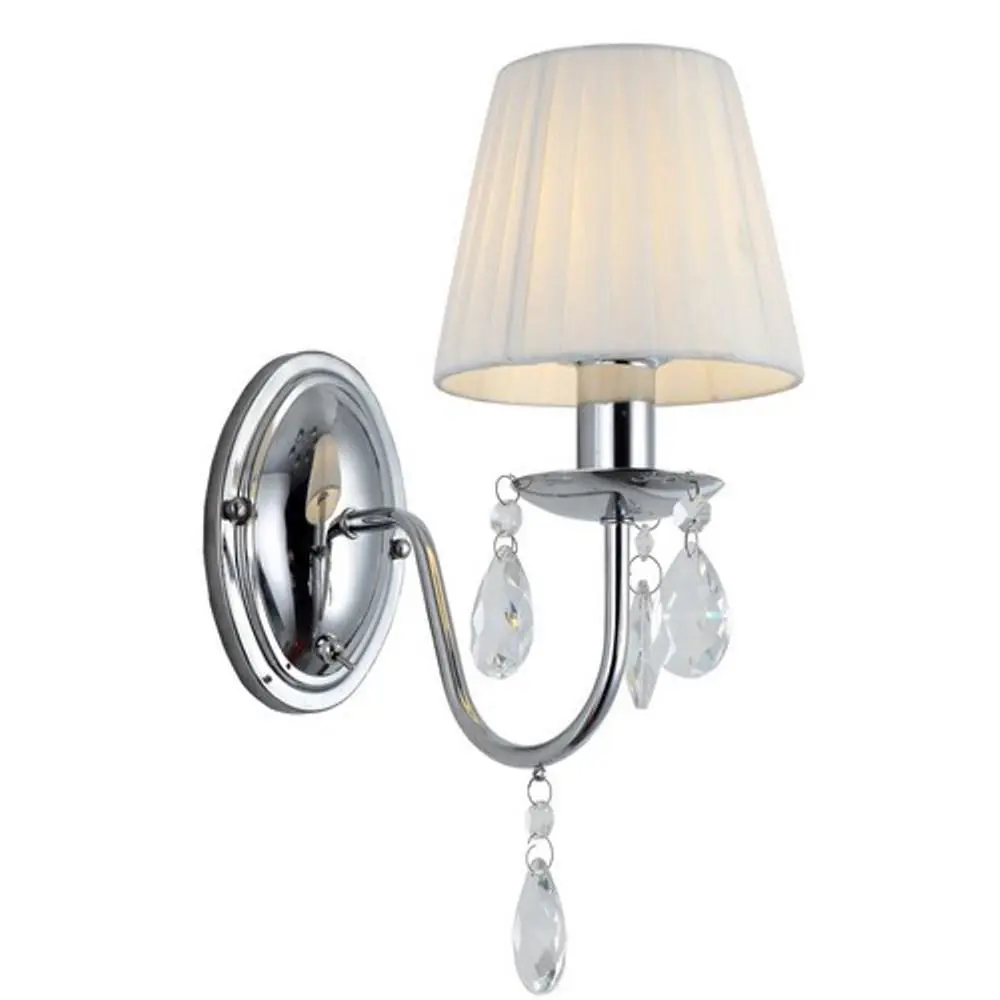 Фото Настенный светильник Arte Lamp Melisa A9123AP-1CC E14 1 лампа цвет белый Фото Настенный светильник Arte Lamp Melisa A9123AP-1CC E14 1 лампа цвет белый