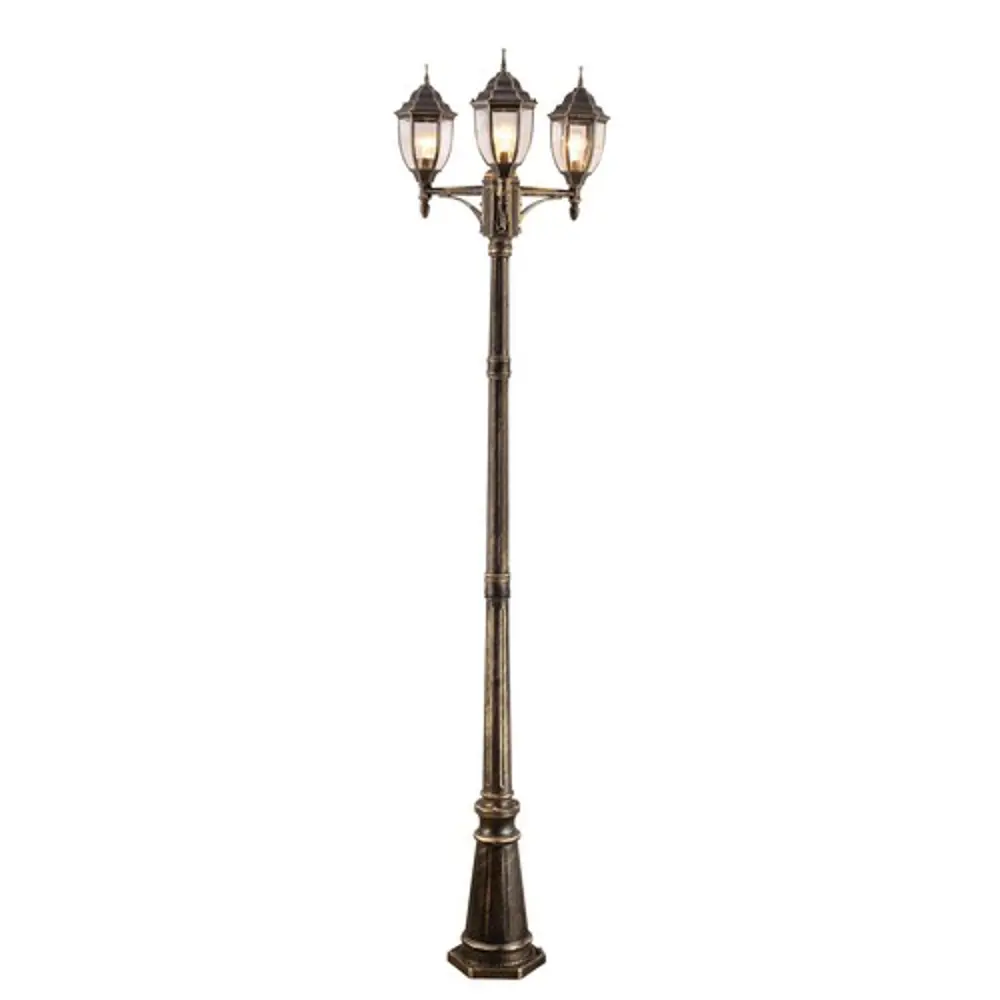 Фото Столб уличный Arte Lamp Pegasus A3151PA-3BN IP54 231 см Фото Столб уличный Arte Lamp Pegasus A3151PA-3BN IP54 231 см