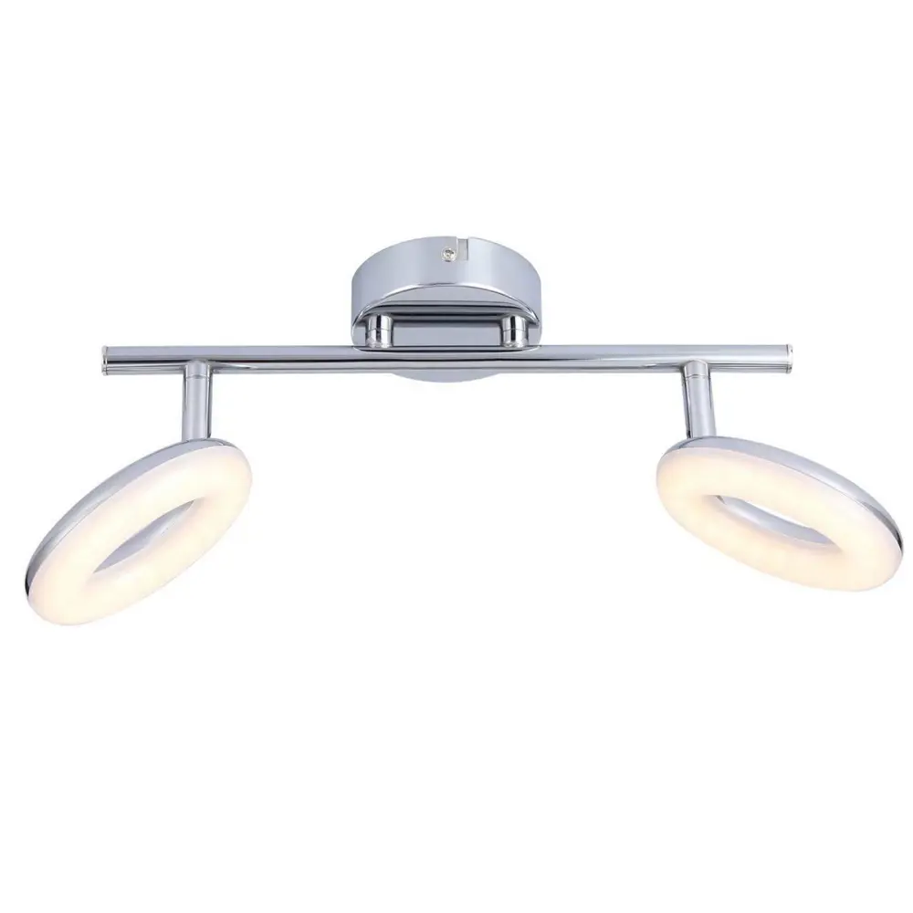 Фото Спот поворотный светодиодный ARTE LAMP 13 A8972AP-2CC теплый белый свет цвет серебряный Фото Спот поворотный светодиодный ARTE LAMP 13 A8972AP-2CC теплый белый свет цвет серебряный