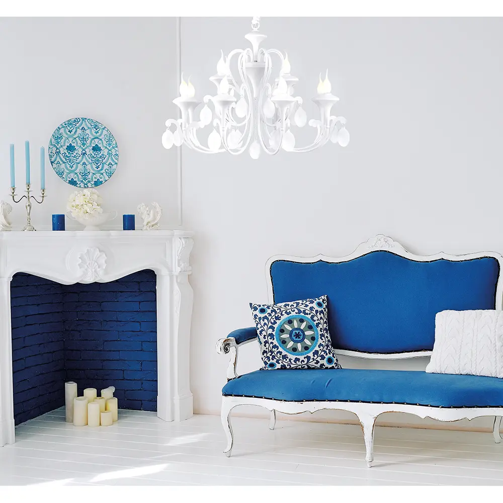 Фото 6 Люстра потолочная ARTE LAMP A3239LM-12WH 12 ламп 18 м² цвет белый Фото 6 Люстра потолочная ARTE LAMP A3239LM-12WH 12 ламп 18 м² цвет белый