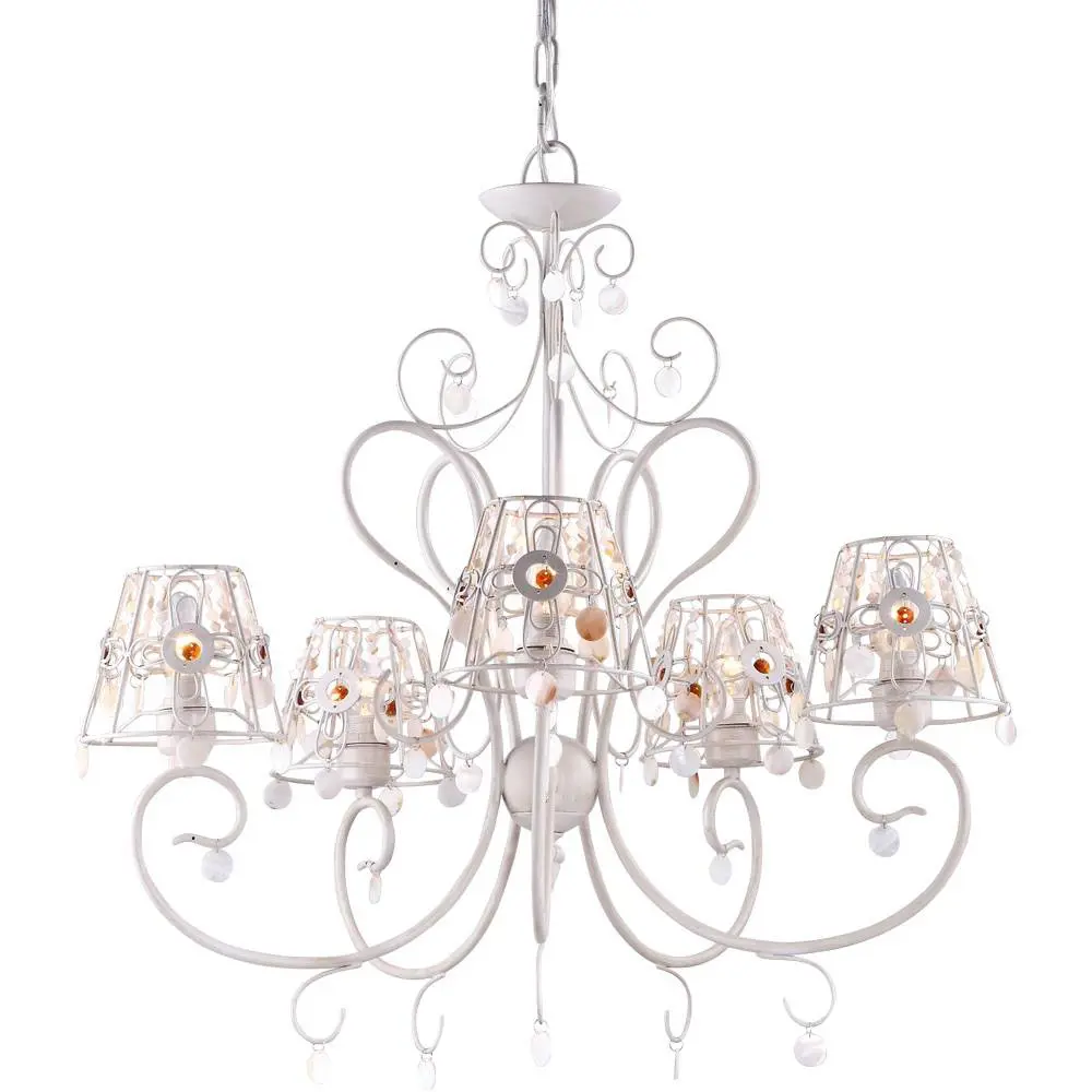 Фото Люстра потолочная ARTE LAMP A9027LM-5WA A9027LM-5WA 5 ламп 10 м² цвет белый Фото Люстра потолочная ARTE LAMP A9027LM-5WA A9027LM-5WA 5 ламп 10 м² цвет белый
