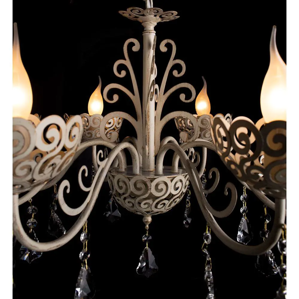 Фото 4 Люстра потолочная ARTE LAMP A4554LM-8WG A4554LM-8WG 8 ламп 12 м² цвет белый Фото 4 Люстра потолочная ARTE LAMP A4554LM-8WG A4554LM-8WG 8 ламп 12 м² цвет белый