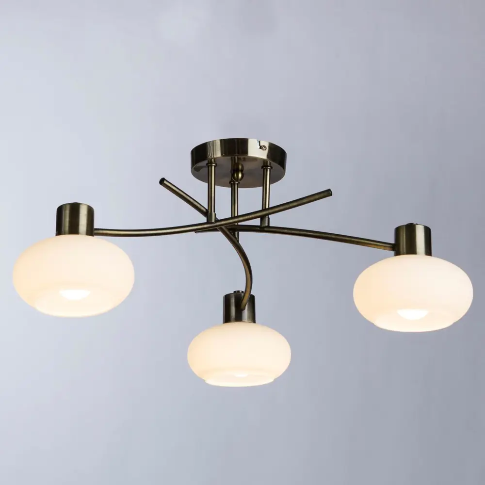 Фото 2 Люстра потолочная Arte Lamp 97 A7556PL-3AB, 3 лампы, цвет медный Фото 2 Люстра потолочная Arte Lamp 97 A7556PL-3AB, 3 лампы, цвет медный