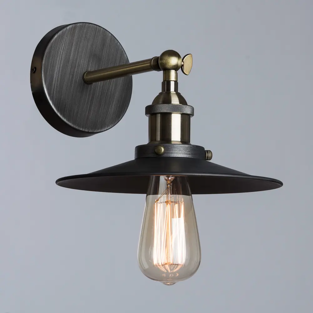 Фото 2 Настенный светильник DIVINARE 2003-01-AP-1 DELTA цвет черный