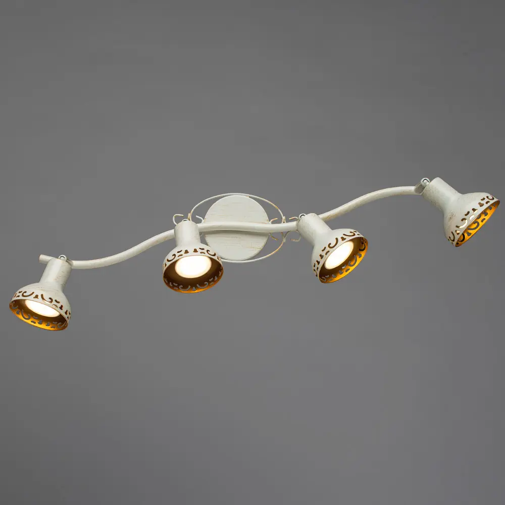 Фото 2 Спот поворотный ARTE LAMP A5219PL-4WG FOCUS 4 лампы цвет белый Фото 2 Спот поворотный ARTE LAMP A5219PL-4WG FOCUS 4 лампы цвет белый