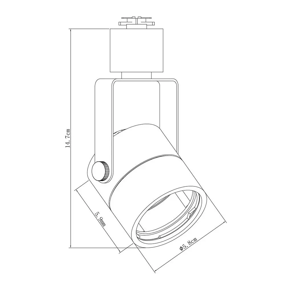 Фото 5 Трековый светильник ARTE LAMP A1310PL-1WH Lente 50 Вт цвет белый Фото 5 Трековый светильник ARTE LAMP A1310PL-1WH Lente 50 Вт цвет белый