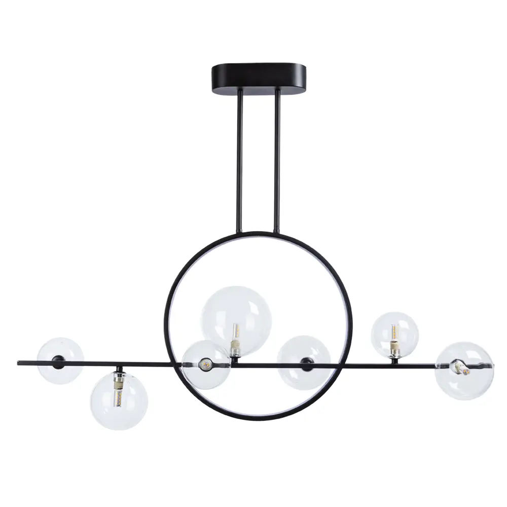 Фото Люстра потолочная светодиодная ARTE LAMP A7791SP-59BK нейтральный белый свет цвет черный