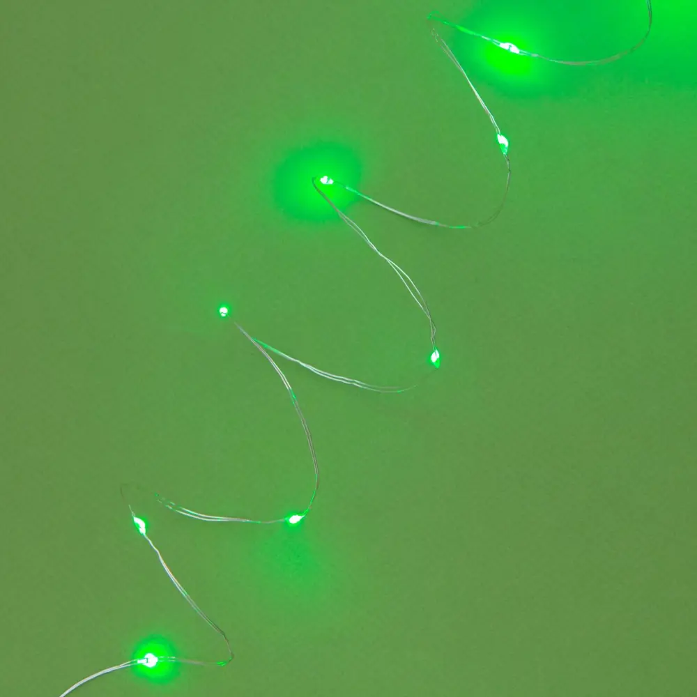 Фото 10 Гирлянда светодиодная нить Luazon Lighting SP-013 4137021 на солнечных батареях 10 м цвет прозрачный