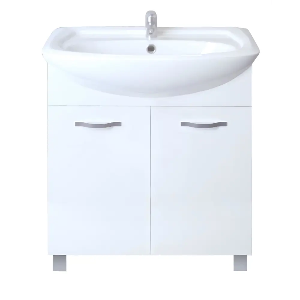 Фото 6 Тумба под раковину напольная 1Marka Вита 65 см цвет белый У50109 Фото 6 Тумба под раковину напольная 1Marka Вита 65 см цвет белый У50109