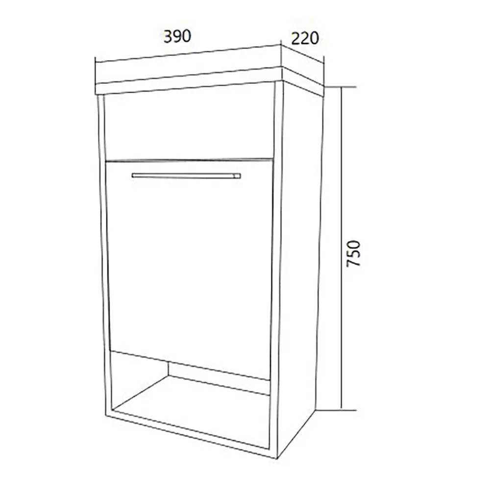 Фото 4 Тумба под раковину подвесная с раковиной 1Marka Lira 40 см цвет дуб Сонома/белый У85919 Фото 4 Тумба под раковину подвесная с раковиной 1Marka Lira 40 см цвет дуб Сонома/белый У85919