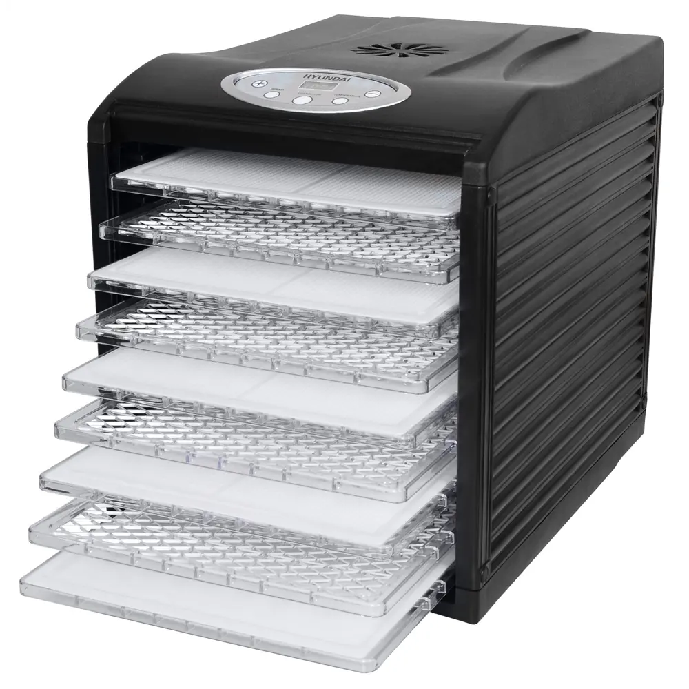 Фото 3 Сушилка для овощей и фруктов Hyundai Hyfd-1802 9 ярусов 700 Вт цвет черный