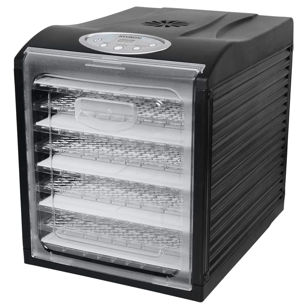 Фото Сушилка для овощей и фруктов Hyundai Hyfd-1802 9 ярусов 700 Вт цвет черный
