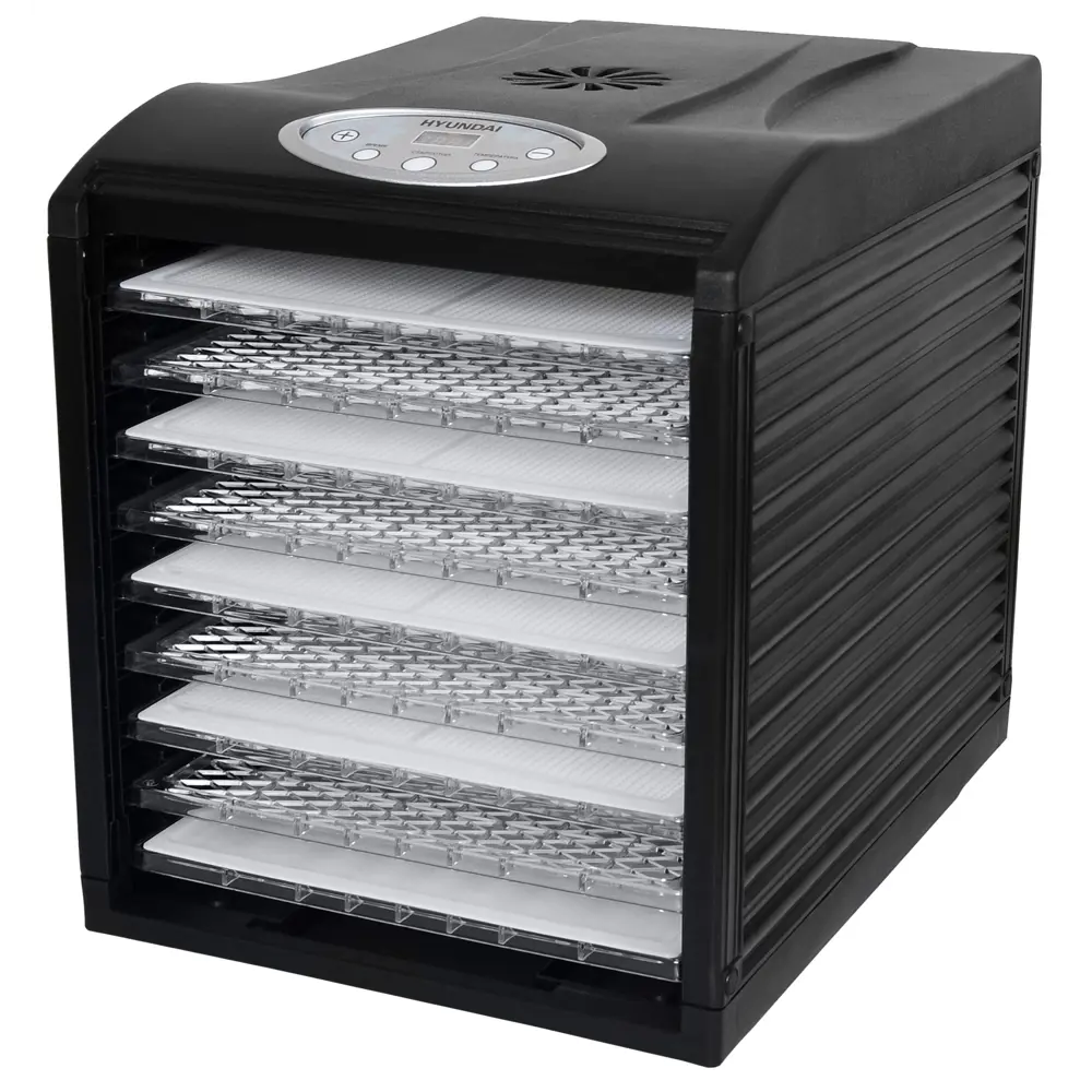 Фото 2 Сушилка для овощей и фруктов Hyundai Hyfd-1802 9 ярусов 700 Вт цвет черный