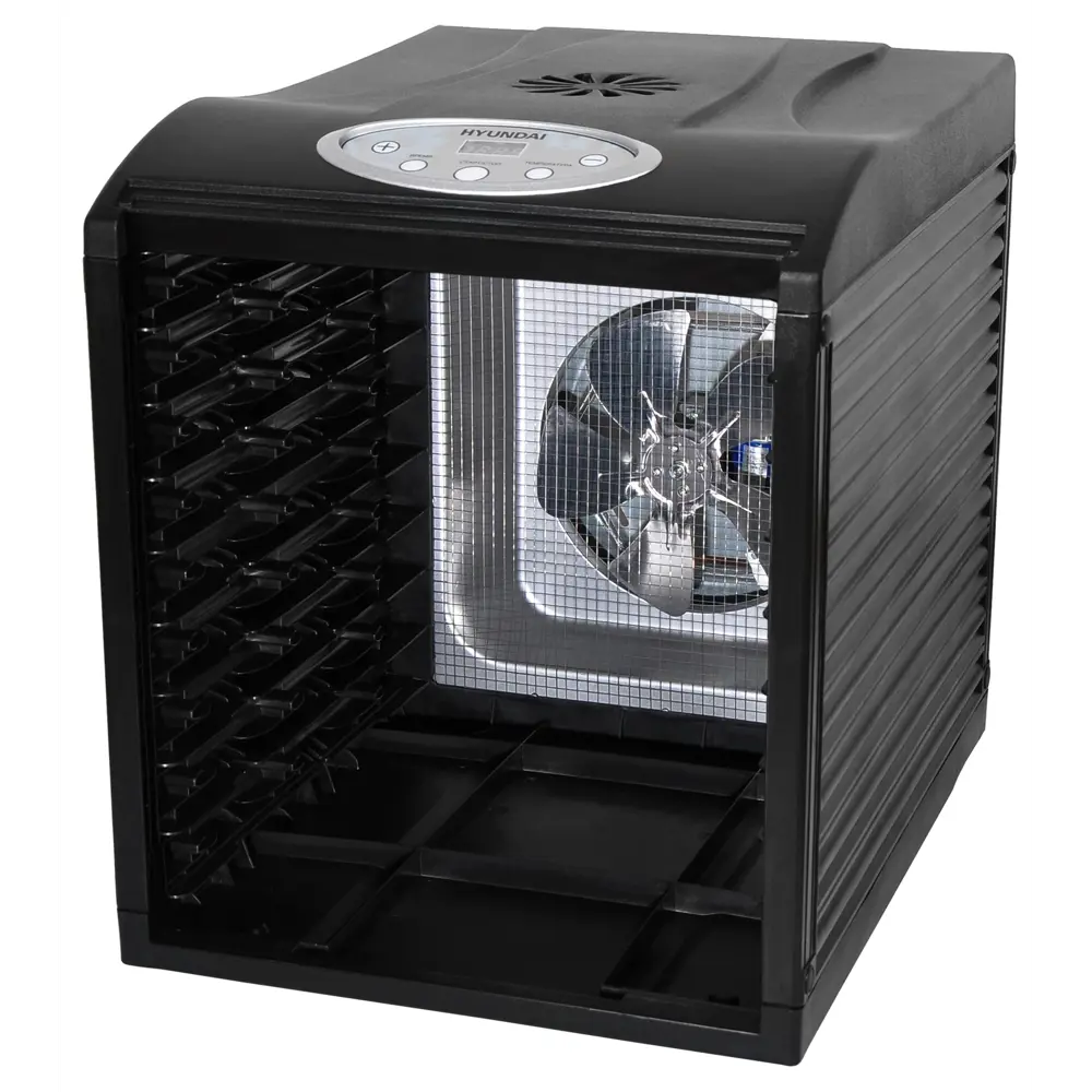 Фото 5 Сушилка для овощей и фруктов Hyundai Hyfd-1802 9 ярусов 700 Вт цвет черный