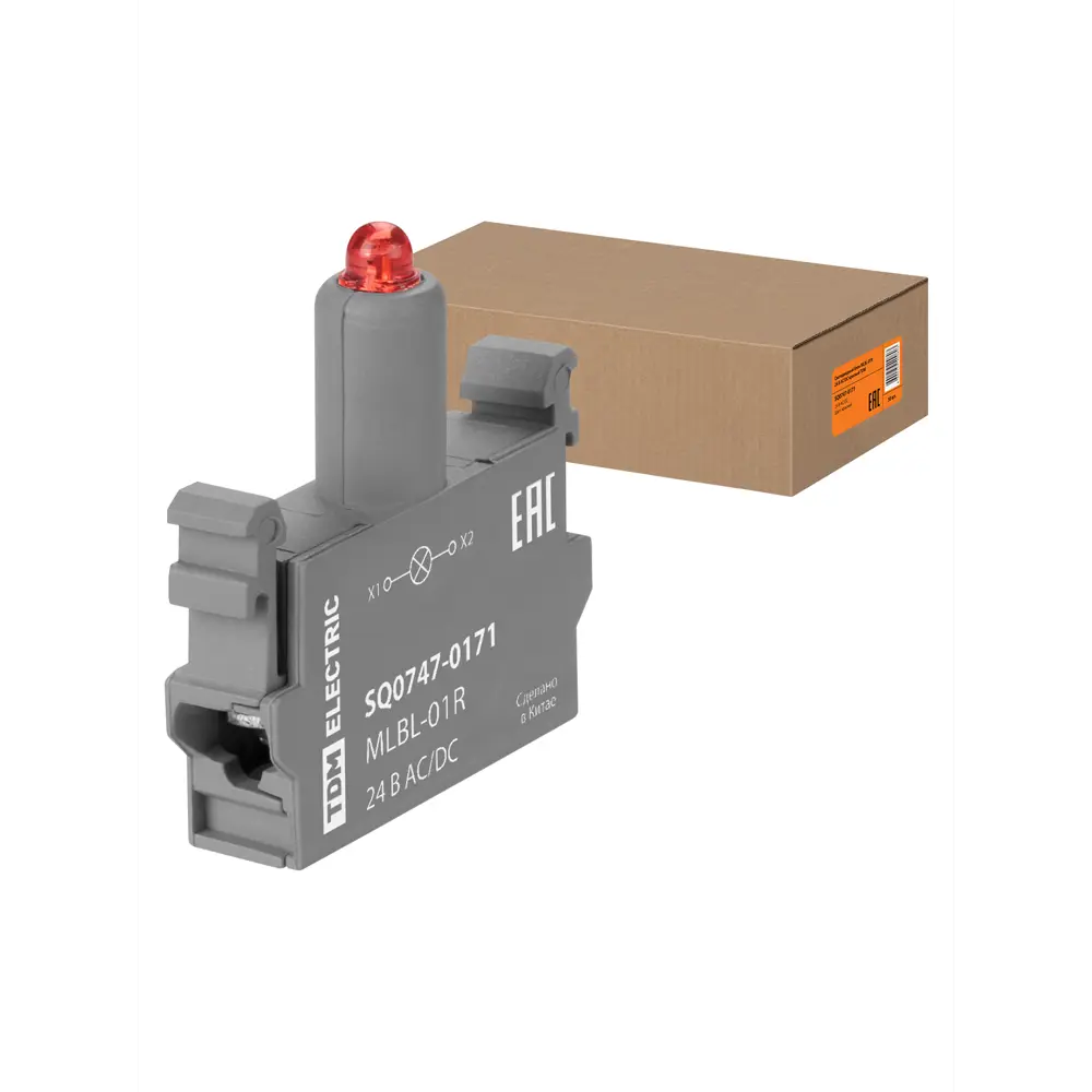 Фото Блок светодиодный Tdm electric MLBL-01R 24 В AC/DC цвет красный 50 шт. Фото Блок светодиодный Tdm electric MLBL-01R 24 В AC/DC цвет красный 50 шт.