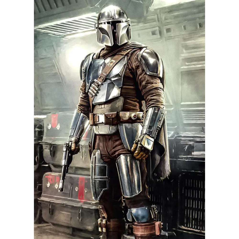 Фото Фотопанно флизелиновое KOMAR Mandolorian Fight Posture IADх4-023 200x280 cм Фото Фотопанно флизелиновое KOMAR Mandolorian Fight Posture IADх4-023 200x280 cм