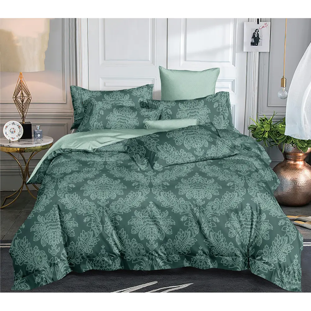 Фото Простыня Home Mercury Малахит компаньон 28035, 145x214 см, поплин, без резинки