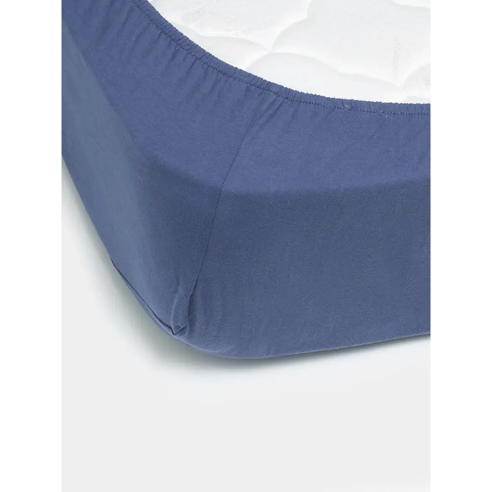 Фото 5 Простыня Frutto rosso 2024 200x200 см хлопок на резинке цвет синий Фото 5 Простыня Frutto rosso 2024 200x200 см хлопок на резинке цвет синий