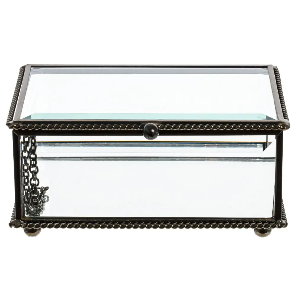 Фото Шкатулка 10.50x6.50 см цвет прозрачный Фото Шкатулка 10.50x6.50 см цвет прозрачный