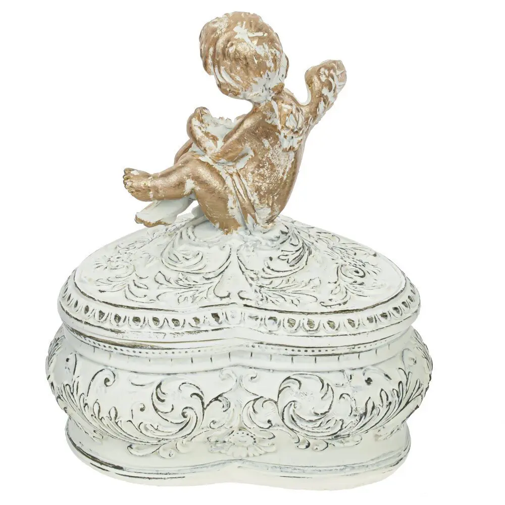 Фото 3 Шкатулка 10x12 см цвет белый