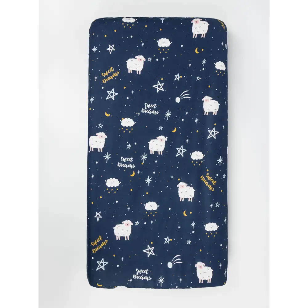 Фото Простыня Amarobaby Galaxy 75x125 см, хлопок, на резинке Фото Простыня Amarobaby Galaxy 75x125 см, хлопок, на резинке