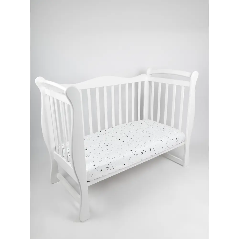 Фото 3 Простыня Amarobaby Stars 75x125 см, хлопок, на резинке Фото 3 Простыня Amarobaby Stars 75x125 см, хлопок, на резинке