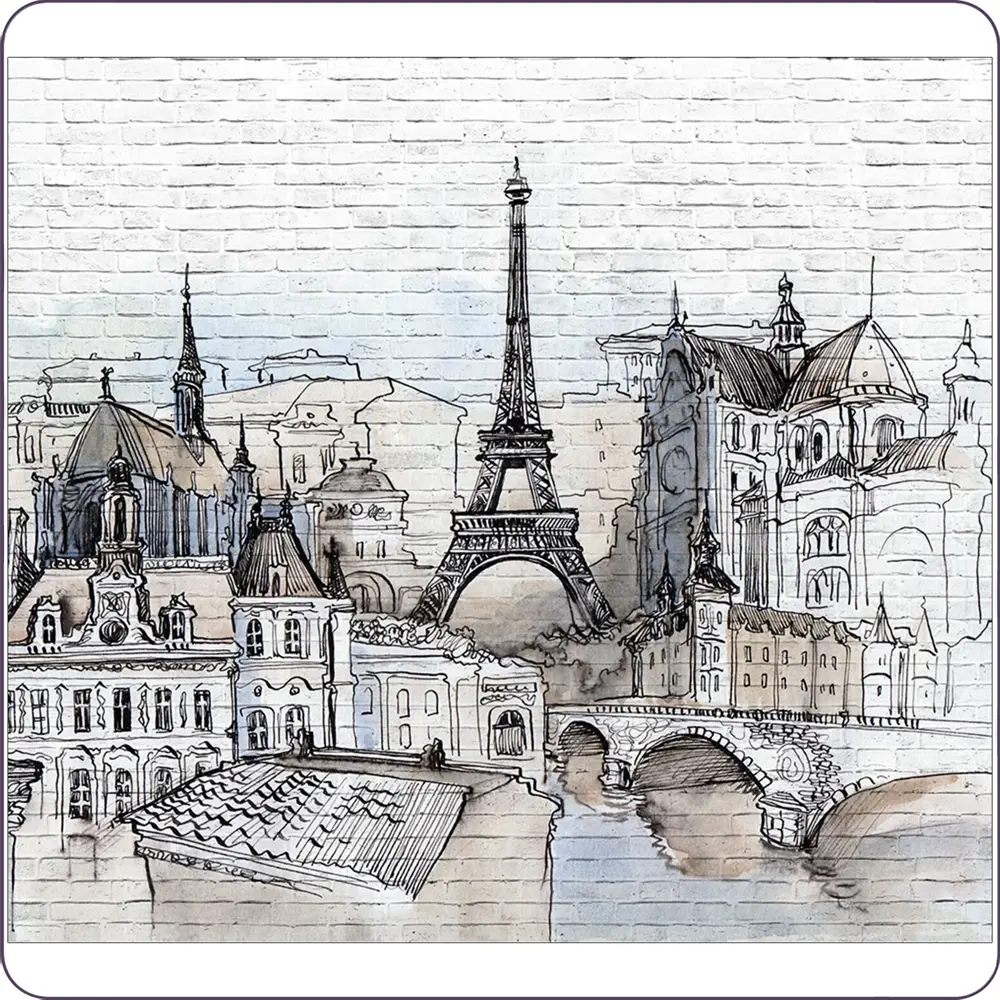 Фото 2 Фотообои флизелиновые Bartonwall 300x270 см Париж Фото 2 Фотообои флизелиновые Bartonwall 300x270 см Париж