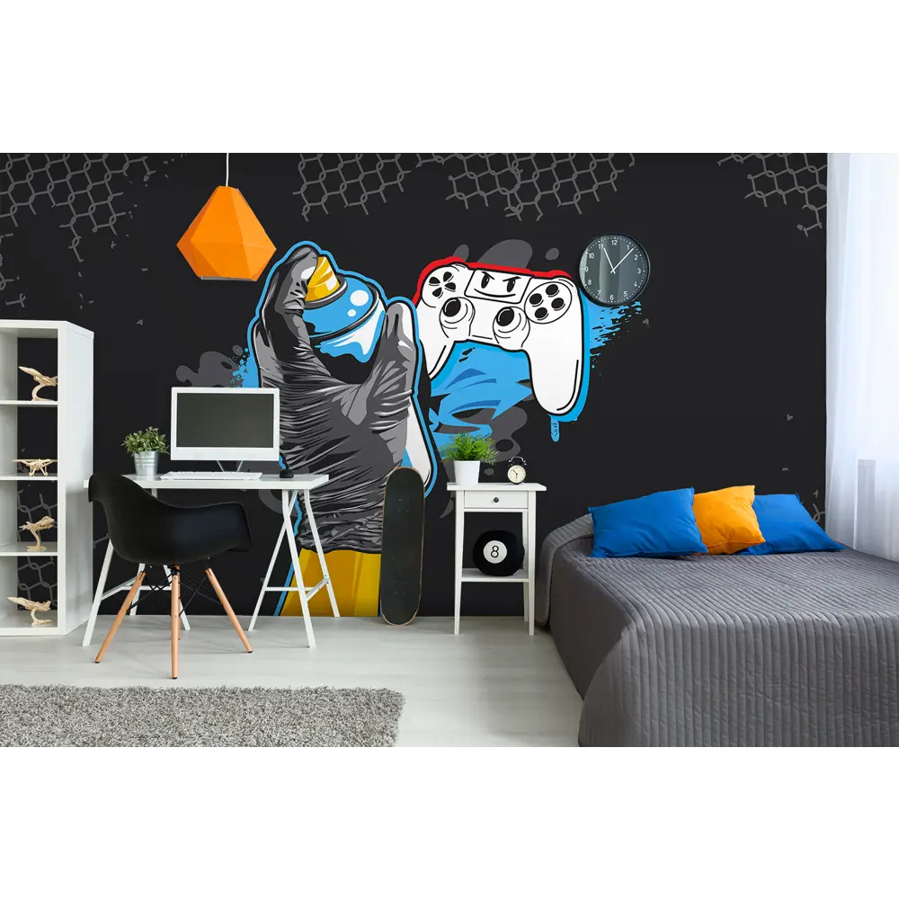 Фото Фотообои флизелиновые Luxury walls 500x270 см Граффити AM11905 Фото Фотообои флизелиновые Luxury walls 500x270 см Граффити AM11905